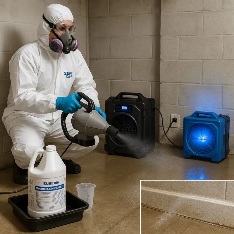 Sanitization and Odor Removal process in Panama City Beach, FL